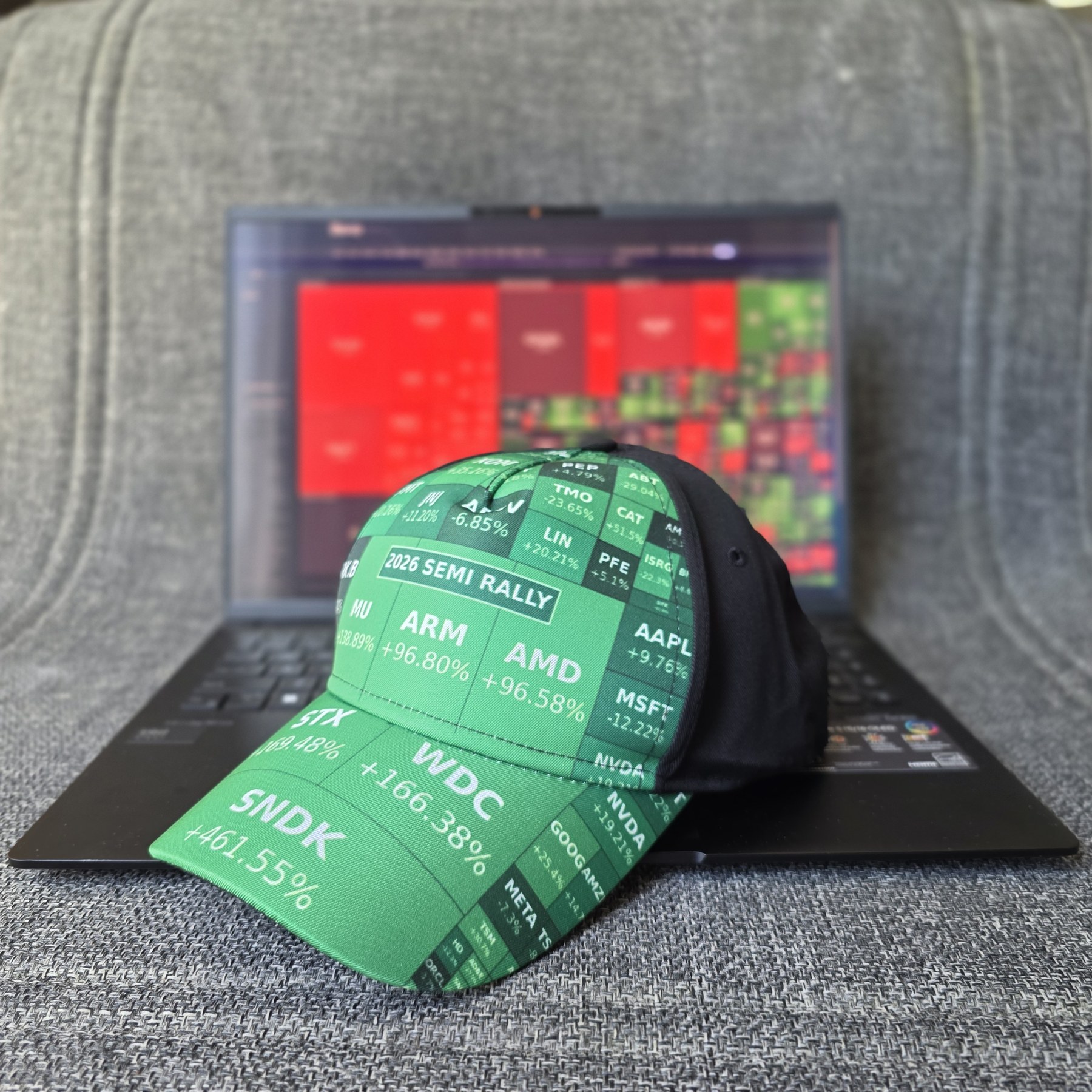2026 SEMI RALLY cap on a desk